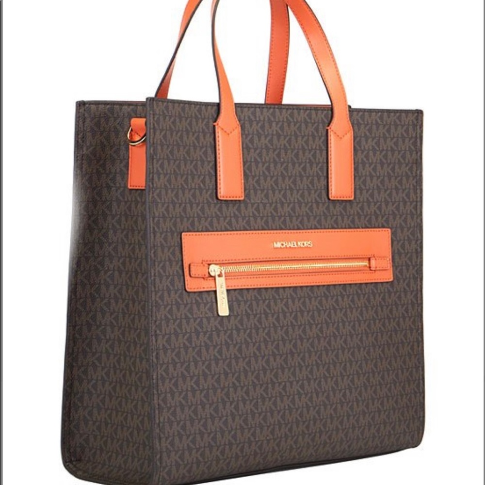Michael Kors Kenly Tote bag in Tangerine